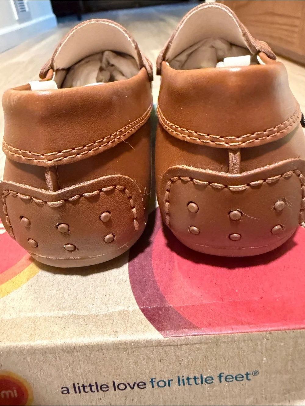Umi School Uniform Loafers Size 1 Youth US EU 32 Brown Leather Comfort Shoes NEW